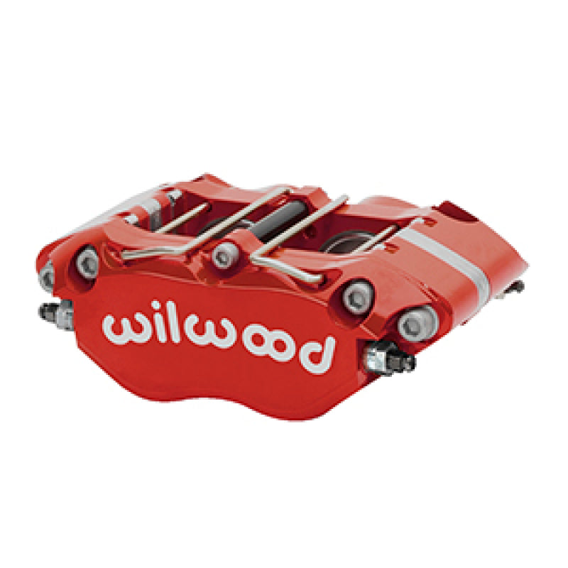 Wilwood RH MC4 Mechanical Parking Brake Caliper -1.38in Bracket - .81in Disc - Red