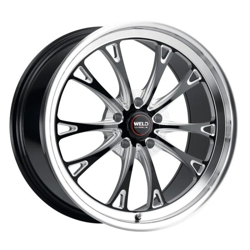 Weld S113 18X10.5 Belmont 5X114.3 ET50 BS7.75 Gloss Black MIL Dia 72.56