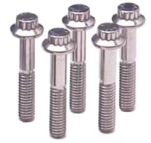 ARP M10 x 1.25 x 25 SS 12pt Bolts (5/pkg)