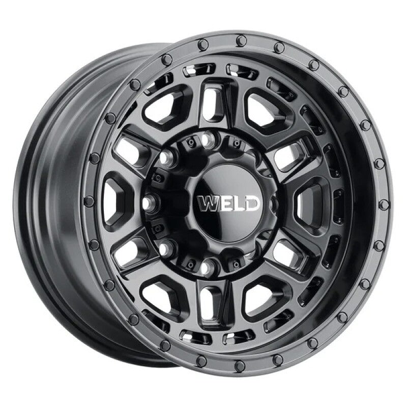Weld Off-Road W119 17x9 Crux 5x114.3 5x127 ET-12 BS 4.50 Satin Black 78.1
