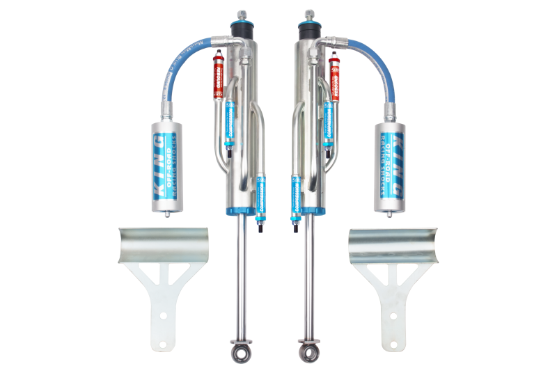 King Shocks 07-18 Jeep Wrangler JK Front 2.5 Dia Hose Remote Bypass Shock 3-5in Lift (Pair)