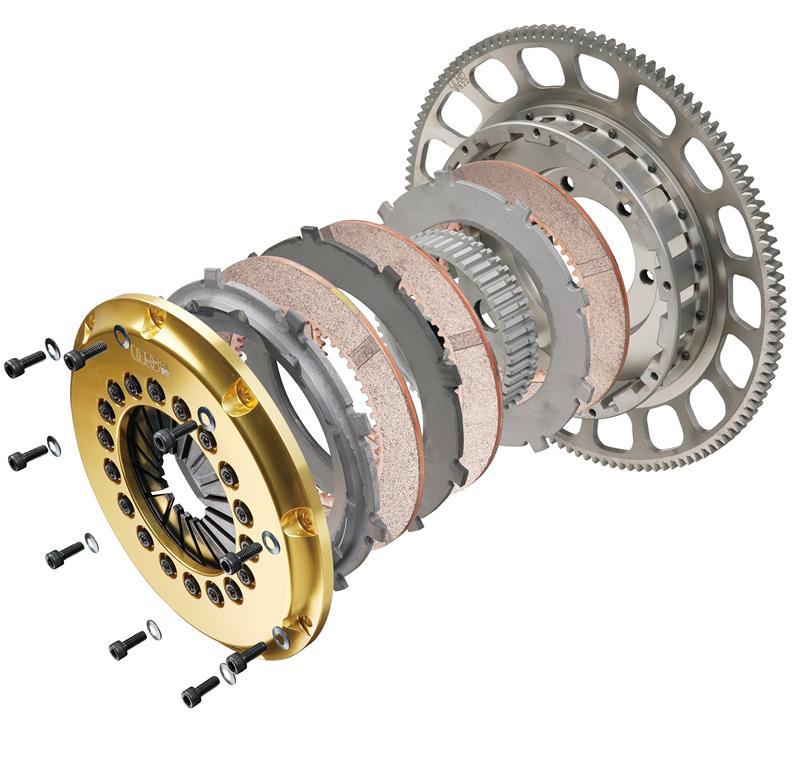 OS Giken Mazda RX8 13B-MSP R Series Dampened Twin Plate w/Floating Center Hub - Req. MZ121-BH60M