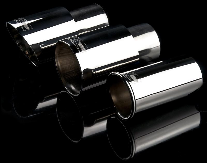 Weapon R Universal Exhaust Tips 3in Slanted Polished