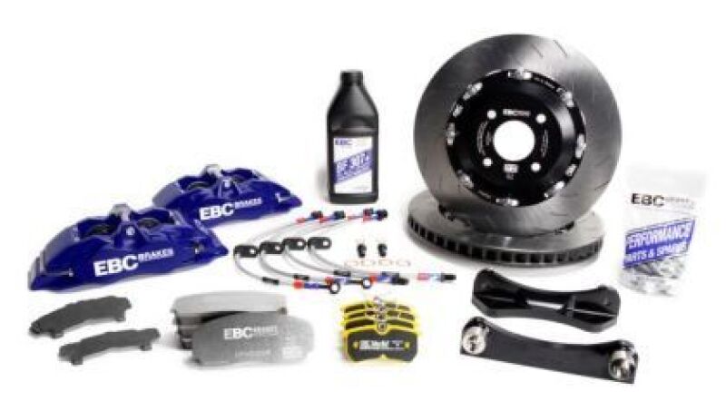 EBC Racing Volkswagen UP GTI Blue Apollo-4 Calipers 330mm Rotors Front Big Brake Kit