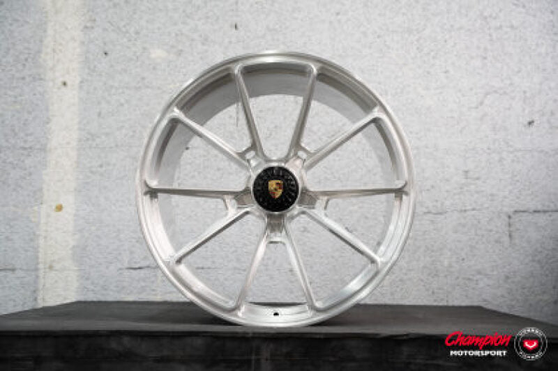 Vossen X Champion RS92 22X10.5 / ET15 / 5X130 / Brushed Gloss Clear Wheel / Macan - Rear