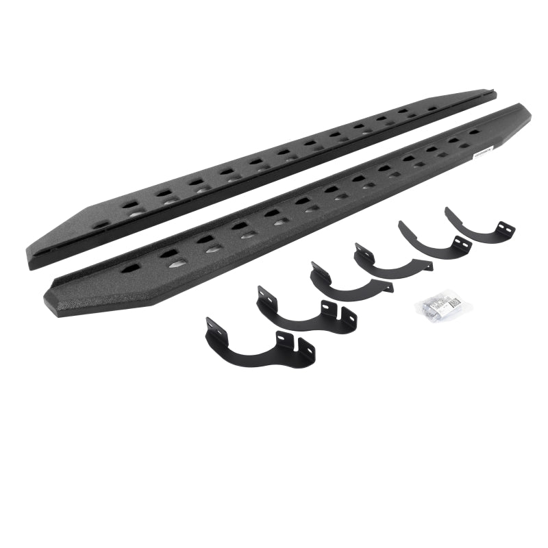 Go Rhino 14-22 Toyota 4Runner (No Ltd/Ngtshd) RB20 Slim Running Boards Kit(w/Brackets) - Bedliner Ct