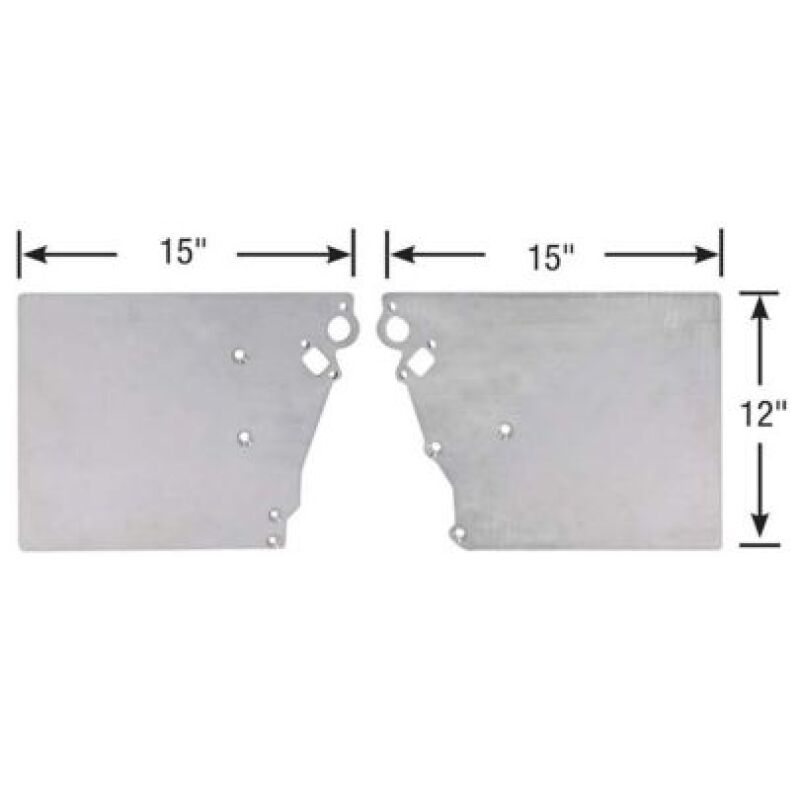 Moroso Chevrolet & Pontiac LS Series 2-Piece Front Motor Plates