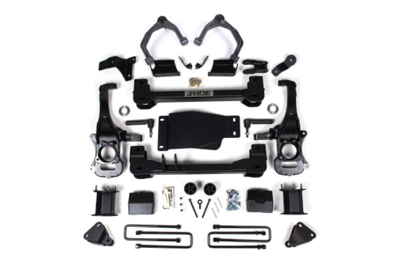 Zone Offroad 2022-2023 Chevy ZR2/GMC AT4X 4WD 4in Suspension System