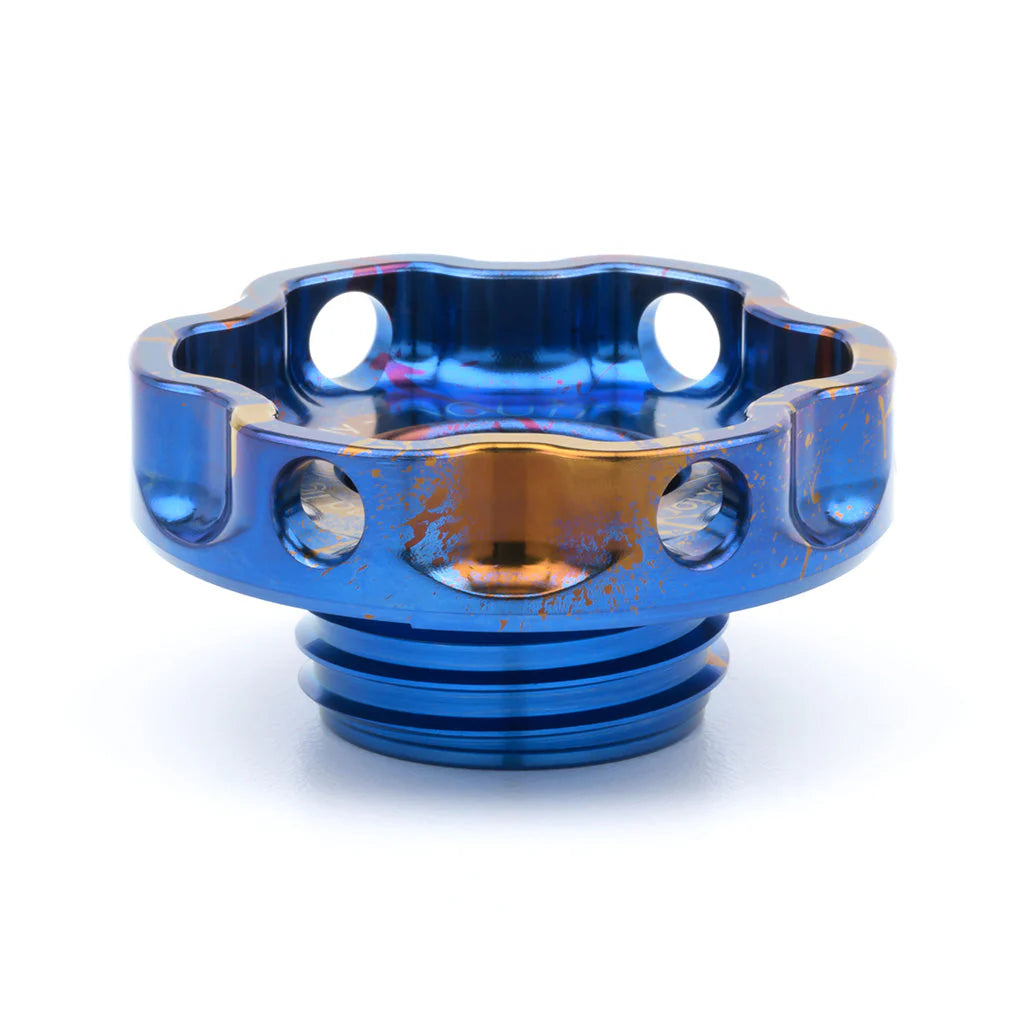 Acuity - Podium-Ti Oil Cap in Splatter Titanium Finish for Hondas/Acuras