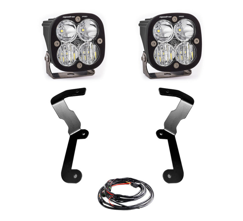 Baja Designs 19-22 GMC Sierra 1500 Squadron Pro A-Pillar Light Kit