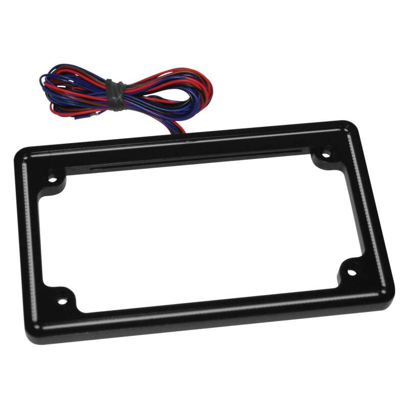 Letric Lighting 09-13 Road King Perfect Plate Light License Plate Frame Matte Black