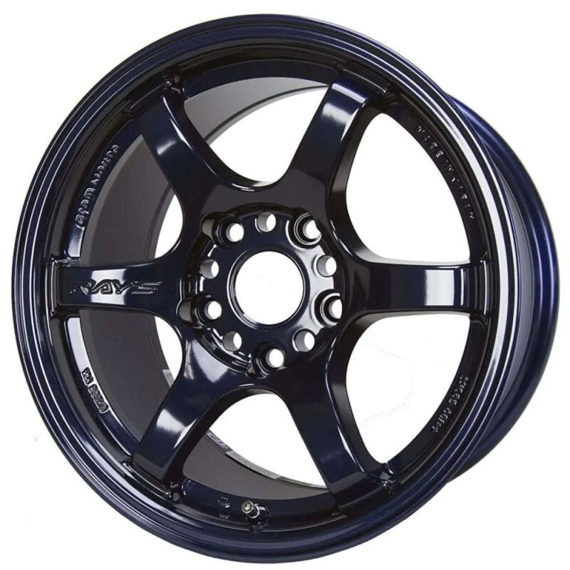 Gram Lights 57DR 15x8.0 +35 5x114.3 Dark Blue Wheel