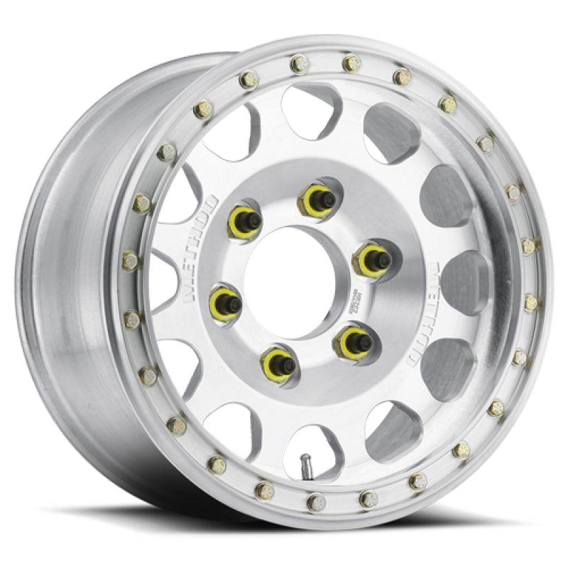 Method MR202 Forged Beadlock 17x9 -12mm Offset 8x6.5 130.81mm CB Raw Machined Wheel