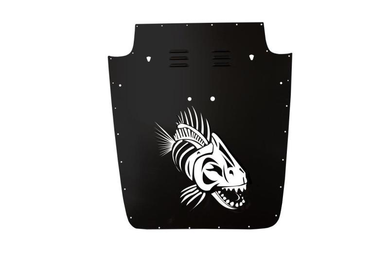 Fishbone Offroad 03-06 Jeep JK Jeep Wrangler Hood Louver - Black