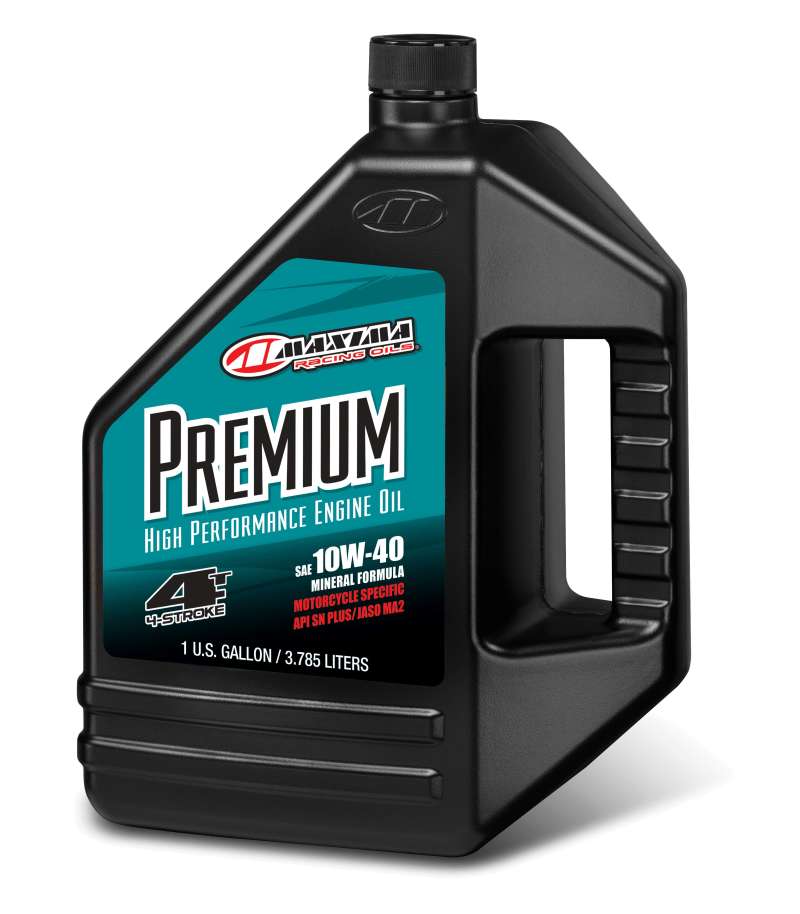 Maxima Premium 4T 10W40 Mineral Engine Oil - 128oz
