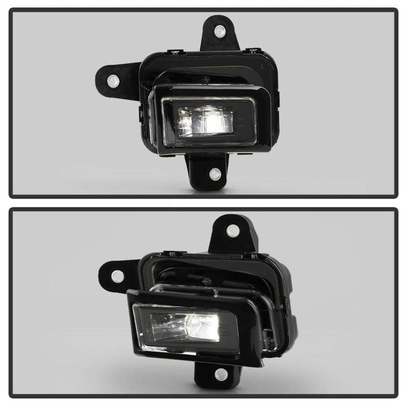 Spyder 23-25 GMC Sierra 1500 OEM Style LED Fog Light w/ Switch - Clear (FL-GS2023-LED-C)