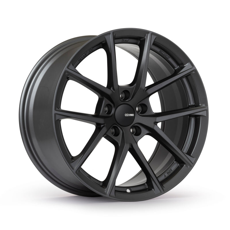 Enkei Helix 18x8.5 / 5x100 BP / 45mm Offset / 72.6mm Bore - Gloss Gunmetal