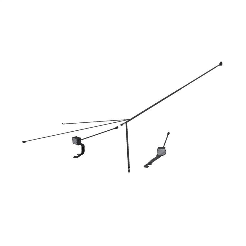 MBRP 24-26 Ford Ranger Ditch Light Kit - Amber Flood Beam