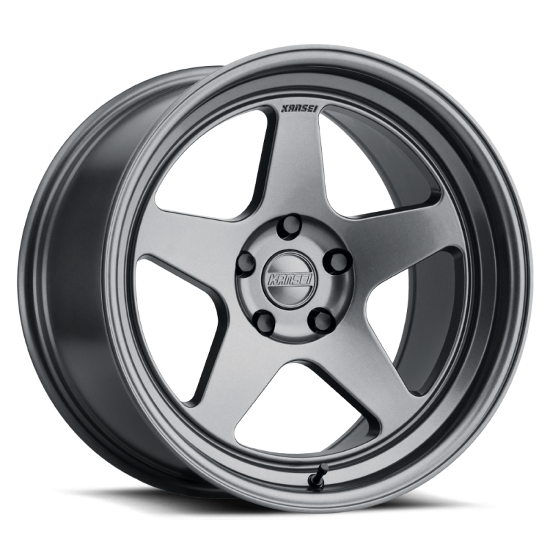 Kansei K12G Knp 18x10.5in / 5x114.3 BP / 12mm Offset / 73.1mm Bore - Gunmetal Wheel