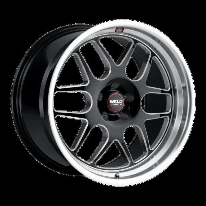 Weld Solana 20x8 / 5x127 BP / ET0 / 78.1mm Bore - Gloss Black MIL DIA Wheel