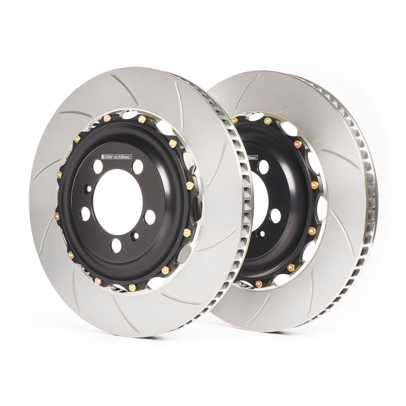 GiroDisc 2012 Mercedes-Benz C63 390mm Dimpled & Slotted Front Rotors