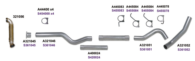 Diamond Eye KIT 4in Catback MRP Single w/ TDP SS 04-05 Chevy/GMC 6.6L Duramax 2500/3500