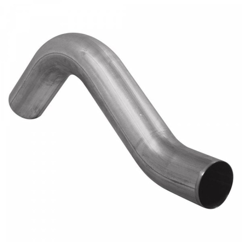Diamond Eye Tail Pipe 4in PASS SIDE 1ST SEC DUAL AL: 01-07.5 CHEVY/GMC 6.6L 2500/3500