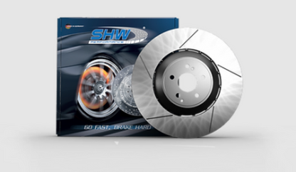 SHW 17-20 Porsche Panamera 4 3.0L w/20in Wheel w/o Ceramics Left Rear Slot LW Rotor (971615601G)