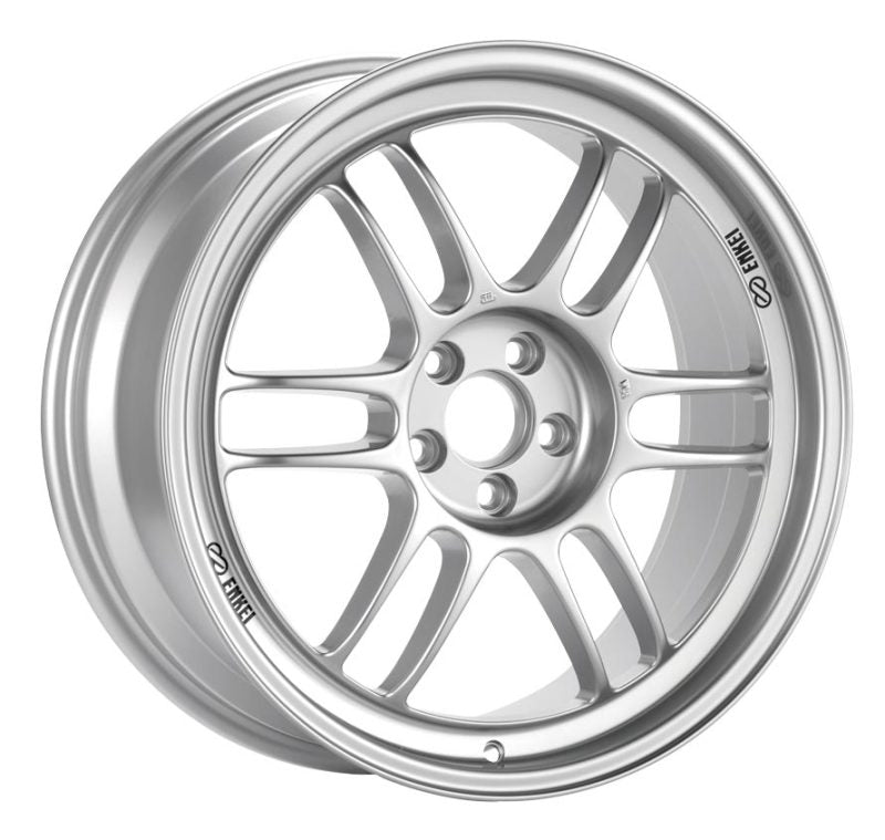 Enkei RPF1 18x9.5 5x114.3 45mm Offset 73mm Bore Silver Wheel RX8 / 93-98 Supra