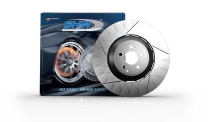 SHW 17-20 Porsche Panamera 4 3.0L w/20in Whl w/o Ceramic Brake Right Rear Slot LW Rotor (971615602G)