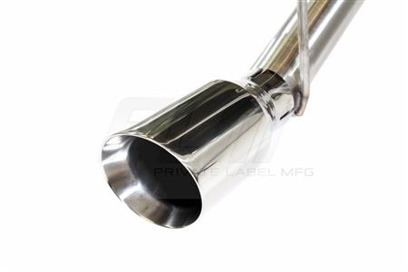 PLM - 2.5" Dual Axle Back Exhaust Pipe Kit Mustang 05-10 V8 GT GT500