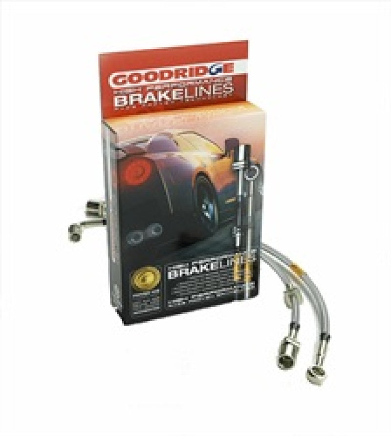 Goodridge 08-12 Ford Escape (w/ Rear Drum Brakes) SS Brake Line Kit