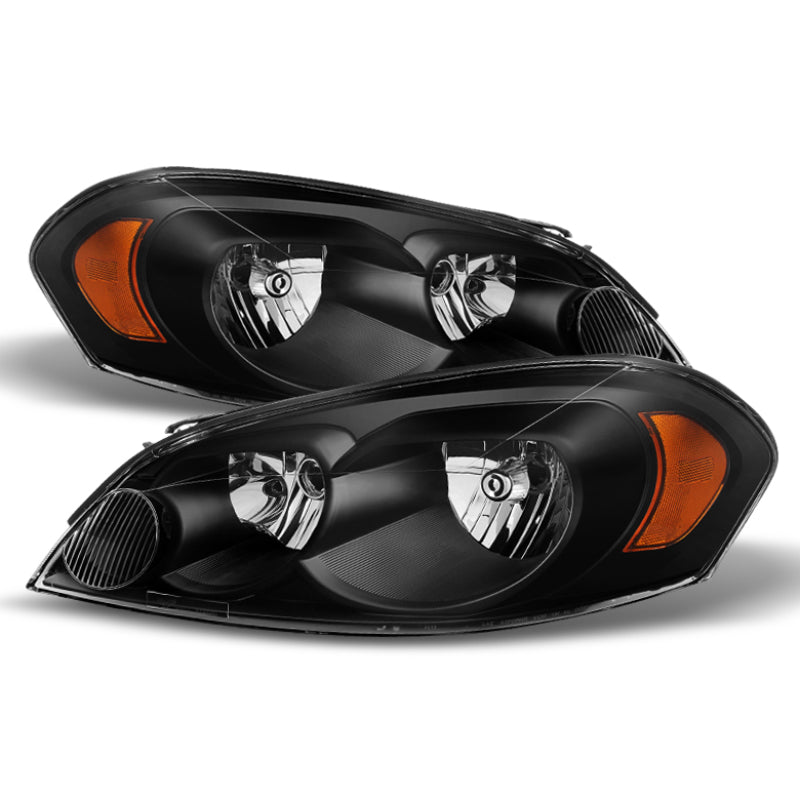 xTune Chevy Impala 06-13 Monte Carlo 06-07 Crystal Headlights Black HD-JH-CIM06-AM-BK