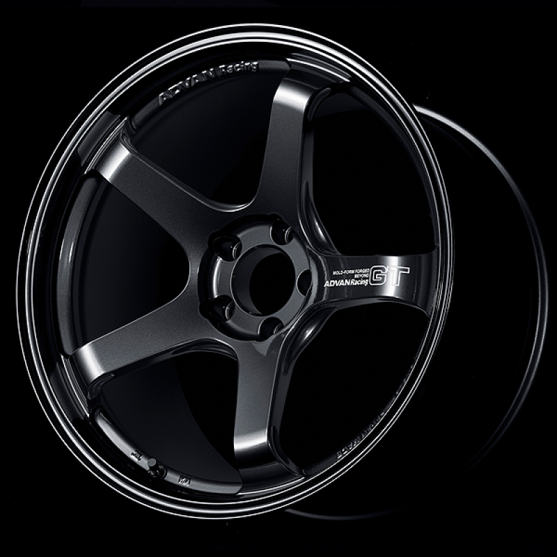 Advan GT Beyond 19x10.5 +24 5x114.3 Racing Titanium Black Wheel