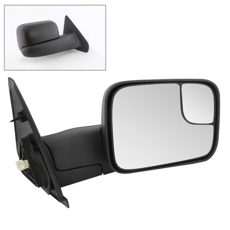 xTune Dodge Ram 02-09 Manual Extendable Power Heated Adjust Mirror Right MIR-DRAM02-PW-R