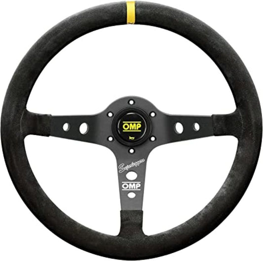 OMP Corsica SuperleggeroSuede Leather 350mm Diameter Steering Wheel Black