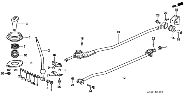 Honda - B/D-Series 5 Speed Shift Linkage Spring Pin (Bitch Pin)
