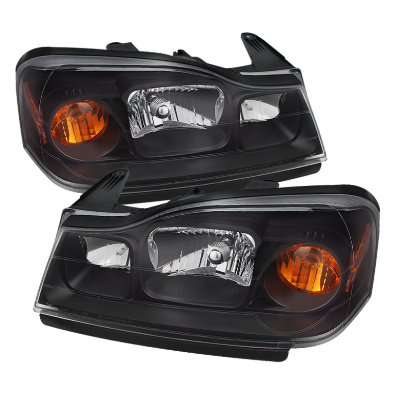 xTune Saturn Vue 06-07 Crystal Headlights Black HD-JH-SVUE06-AM-BK