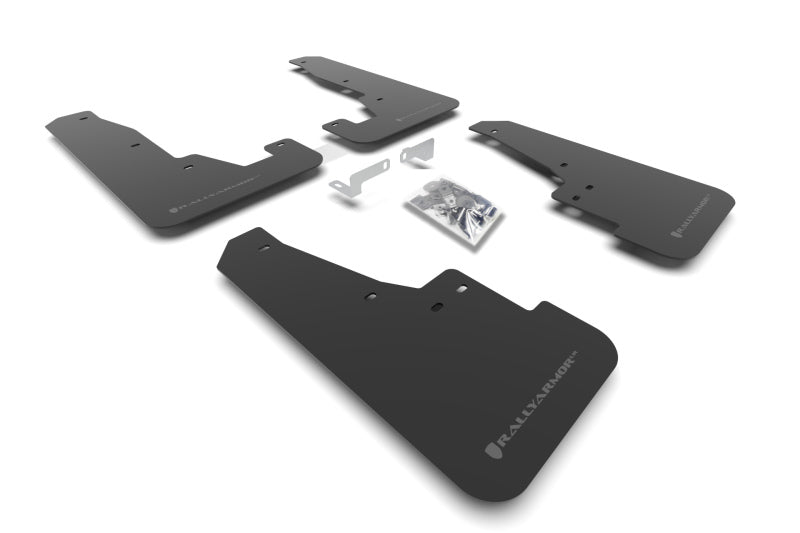 Rally Armor 16-26 Dodge Durango GT/Hellcat/RT/SRT 392/SXT Black UR Mud Flap Grey Logo