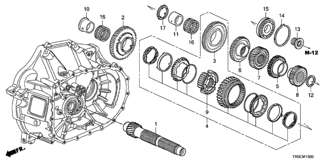 Honda - Countershaft Ball Bearing