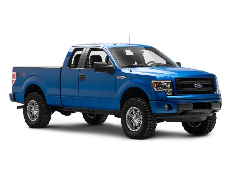 Raxiom 09-14 Ford F-150 Axial Series Headlight w/ SEQL LED Bar- Black Housing (Clear Lens)