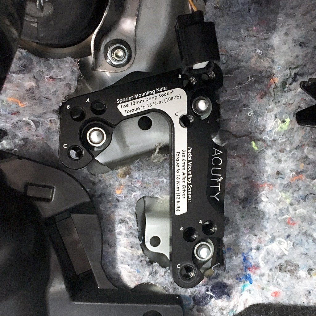 Acuity - Throttle Pedal Spacer for the Left-Hand-Drive Vehicles