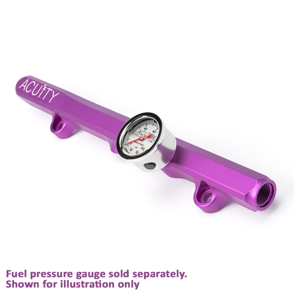 Acuity - K-Series Fuel Rail in Satin Purple Finish