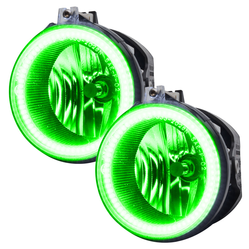 Oracle 05-09 Land Rover LR3 LED Fog Light Halo Kit - Green