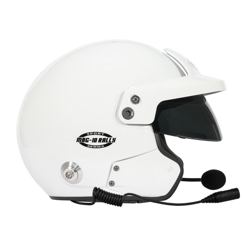 Bell Helmet Mag-10 Rally Sport White (Hans) Med(58-59) Fia8859-2024