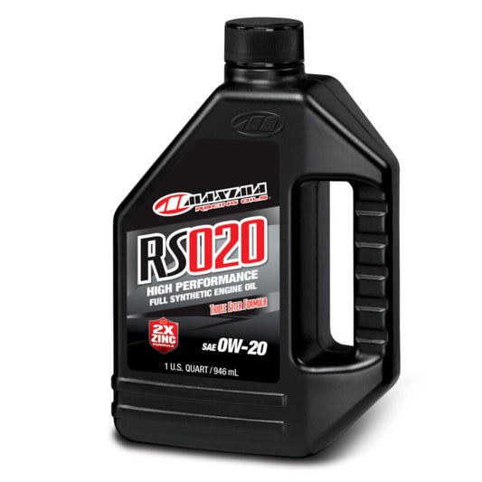 Maxima Performance Auto RS020 Full Synthetic 0W20 Engine Oil - Quart