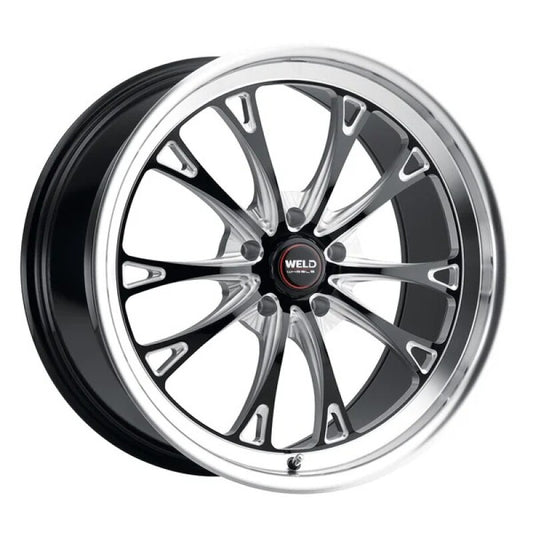 Weld S113 20X9 Belmont 5X114.3 ET29 BS6.1 Gloss Black MIL Dia 72.56