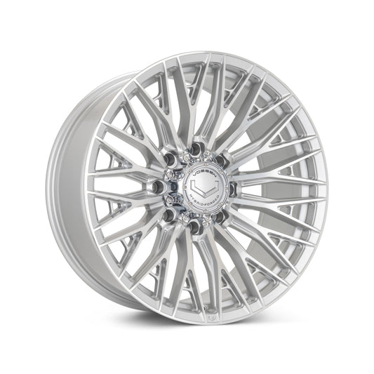 Vossen HFX-6 24x10 - 6x135 - ET25 - Deep Face - 87.1 - Silver Polished Wheel