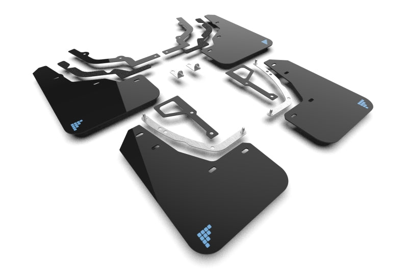 Rally Armor 25-26 Hyundai Ioniq 5 N Black UR Mud Flap Light Blue Battery Logo