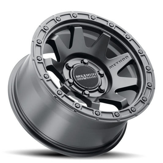 Method MR317 17x9 -12mm Offset 5x5 71.50mm CB Matte Black Wheel